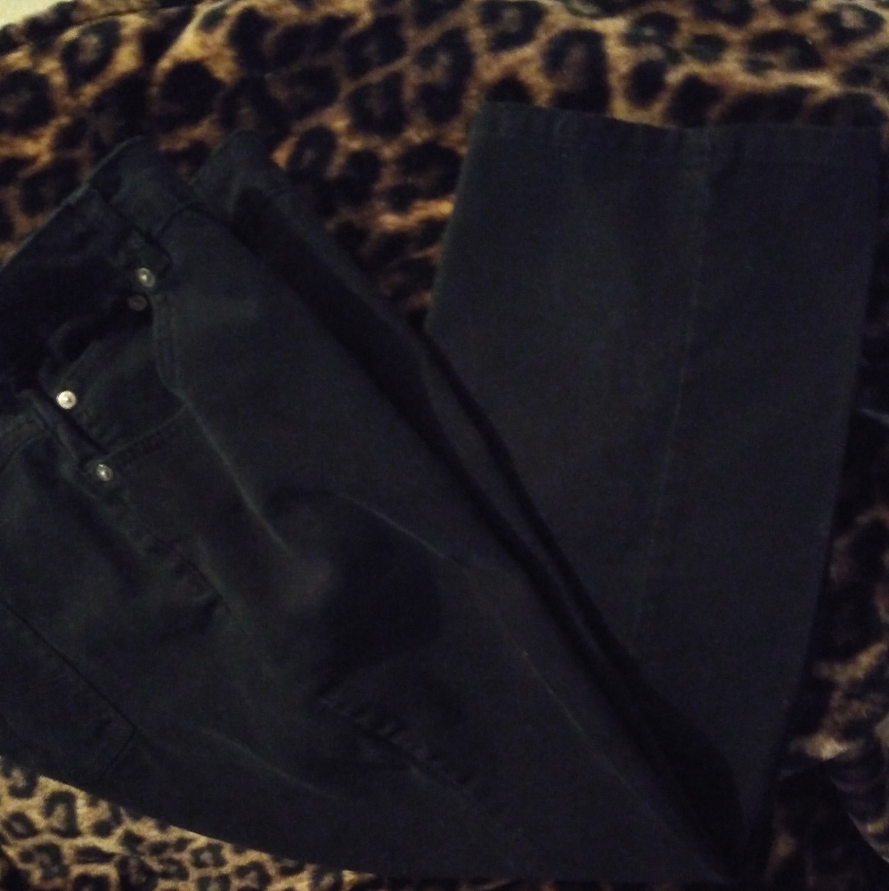 20W SHORT JMS black stretch Jeans 4 pockets